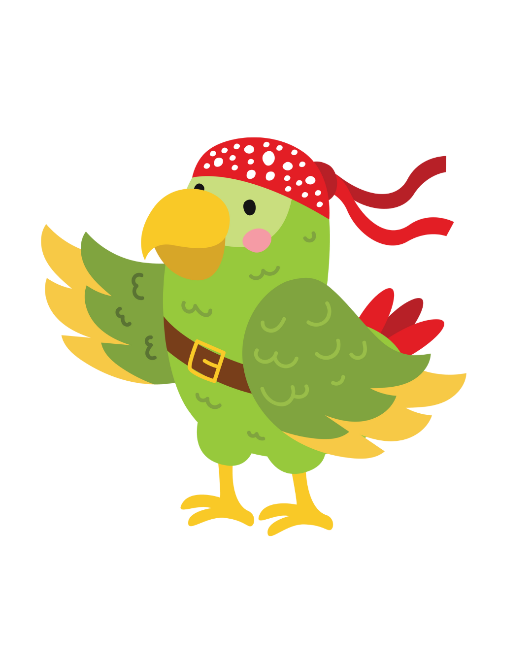 Captain Polly the Pirate Parrot